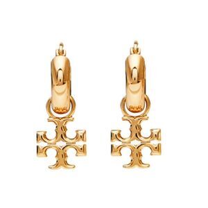 TORY BURCH KIRA MINI HOOPS EARRINGS